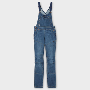 Peto vaquero ajustado de moda para mujer, suave y cómodo, con tirantes ajustables, estilo casual y urbano - Product Image 4