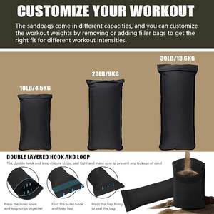 Superior Fitness Sandbag <b>Training</b> Weight Bag – Heavy Duty Oxford Cloth Workout Sandbag for <b>Strength</b> <b>Training</b> CrossFit & Home Gym - Product Image 4