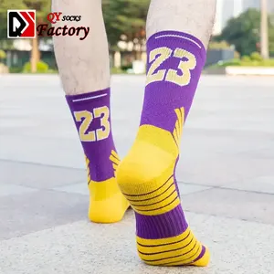 Outdoor Sports Professional Super Star Basketball Socks Elite Thick Sports Socks Non-Slip Durable Skateboard Socks