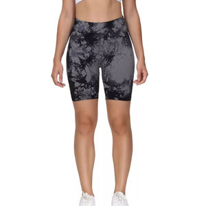 Shorts de sport moulants taille haute pour femme, effet push-up, en Spandex/Coton extensible dans les quatre sens, collection 2026 – Vente en gros - Product Image 1