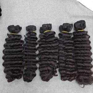 Super Double Drawn Steam Deep Wave Vietnamien Remy Cheveux Trame Plus Épais et Moins Cher Teint Extension de Cheveux Pas Mixte Expédition Rapide - Product Image 3