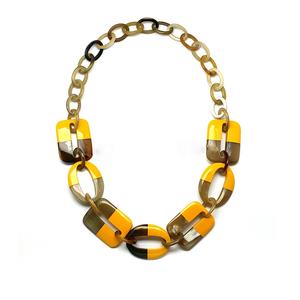 ขายดีที่สุด unisex วัวควายฮอร์น Lacquer Link Chain สร้อยคอเครื่องประดับแฟชั่นสำหรับครบรอบลดกระหน่ำเครื่องประดับ - Product Image 2