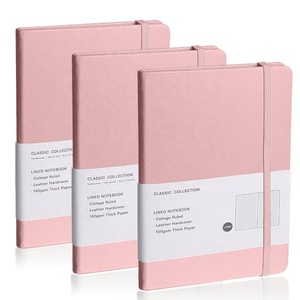 Tốt nhất người bán sản phẩm tùy chỉnh A5 100 GSM giấy doanh nhân Tạp Chí màu hồng máy tính xách tay cao đẳng Cai Trị - Product Image 1