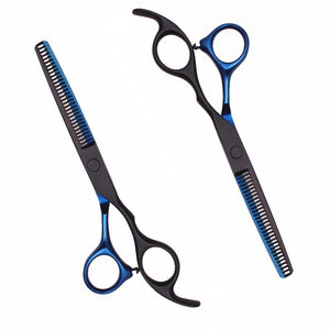 Juego de Tijeras de Peluquería Profesionales de Acero Inoxidable 440C, Cuchillas Rectas para Corte de Cabello, Punta Afilada, Uso Profesional para Estilistas - Product Image 2