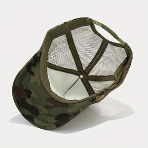 Casquette originale de haute qualité à panneau camouflage du Vietnam pour hommes avec logo personnalisé Chapeaux ajustés pour sports d'hiver pour la pêche au ski à l'extérieur - Product Image 1