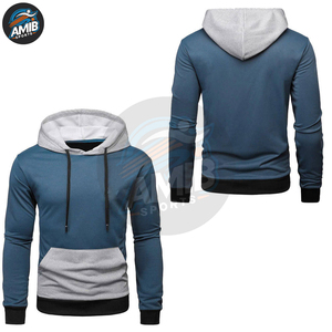 High Quality Custom Casual Hoodies for Men Light Weight Basics Cotton Blended Oem Service Custom Color New Fashion Hoodies Men - Product Image 4