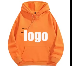 Sweat à capuche tendance coupe oversize épaules tombantes coupe carrée broderie effet usé délavage vintage coupe classique logo imprimé sur le devant - Product Image 6