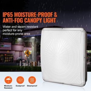 Lámpara de Techo LED de 150W, 16500LM, 5000K, Luz Diurna, Comercial, Industrial, para Exteriores, 12.4''x12.4'', Montaje en Superficie, Certificación ETL - Product Image 2