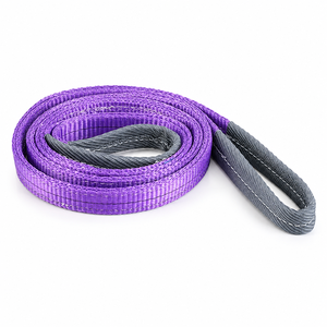 Eslinga Plana de Alta Resistencia Provina de 1 Tonelada para Elevación con Grúa, Poliéster de Alta Tenacidad con Ojales Reforzados con Acero, Uso Industrial - Product Image 1