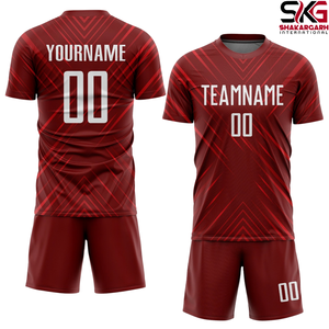 Conjunto de Uniforme de Fútbol Personalizado con Bandera Americana, Secado Rápido, Manga Corta, Impresión de Nombre y Número del Equipo - Product Image 5