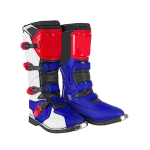 Custom Printed Waterproof Windproof Breathable Anti-UV Plus Size Comfortable Leather Motorcycle Riding Shoes <b>Men</b> OEM Racing - Product Image 1