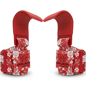Sangles de poignet réglables en néoprène avec crochets de force pour entraînement de musculation, soulevés de terre, shrugs, exercices de gym – Protection professionnelle - Product Image 4