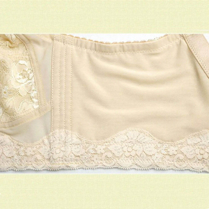 High Quality Zipper <b>Front</b> <b>Closure</b> Women's Simple High Support Sport <b>Bra</b> Breathable Yoga <b>Bra</b> Set Spandex/Nylon 180g Factory - Product Image 4