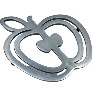 Home Decor Hangout Decorative Plant <b>Tree</b> Design Gold Aluminium Trivet Round Metal Hot Pad <b>Stand</b> For Kitchen & Dining Use - Product Image 6