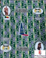 Tissu en coton imprimé africain sur mesure, Ankara Kitenge, fabricant de textiles OEM ODM personnalisé, Nigéria, Ghana, Kenya, vente en gros