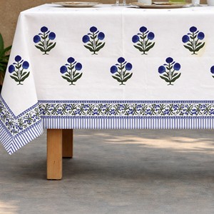 Handmade modern style Customizable pure cotton Beautiful Indian farmhouse <b>Wedding</b> home hotel party Table Cloth - Product Image 2