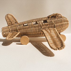 Avión de juguete de ratán para la habitación de los niños, aviones de juguete para niños pequeños al precio más bajo. - Product Image 5