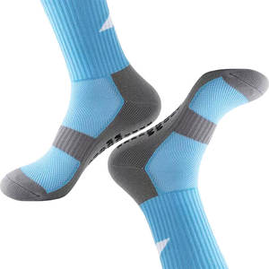 Chaussettes de cricket hautes pour jeunes hommes, anti-humidité, fines, rembourrées, longues, pour sports d'automne, personnalisables, vente en gros - Product Image 2