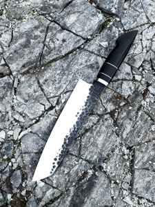 Cuchillo de Cocina Multifuncional Hecho a Mano con Acero Inoxidable y Mango de Madera para Uso Doméstico, Cuchillo de Chef - Product Image 3