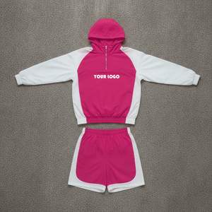 Custom Two Tone Windbreaker Short Set Men <b>Reflective</b> Nylon <b>Jacket</b> With Shorts Sports Streetwear Outfit - Product Image 1