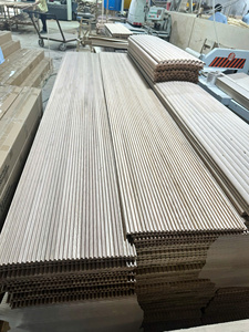 Meubles de cuisine en bois de haute qualité avec panneau tambour et panneaux de lattes en bois autocollants - Product Image 4