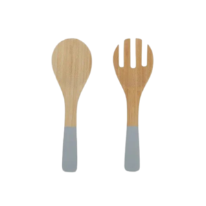 Ensemble d'ustensiles de cuisine en bambou naturel filé pour salade, prix de gros, directement de l'usine du Vietnam - Product Image 1