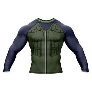 Factory-Made Lightweight Men's Rash Guard Latest Collection Full <b>Sleeves</b> and Regular Length Breathable Feature on Sale - Product Image 1
