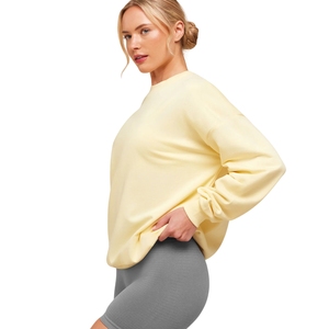 Sudadera de Forro Polar Oversize Suave y Cálida para Entrenamiento, Ropa Deportiva Holgada Informal para Gimnasio, Ejercicio, Correr, Fitness y Actividades al Aire Libre - Product Image 3