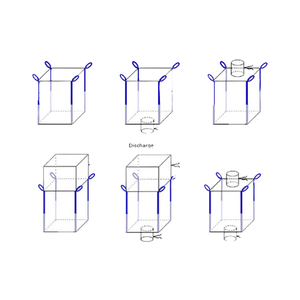 Bolsa Jumbo tejida de PP, diseño de grado alimenticio de plástico resistente para materiales a granel, tamaños de transporte de 500kg a 2000kg - Product Image 6
