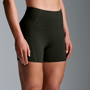 Women's Lightweight Fitness Shorts High Waist Stretch <b>Athletic</b> Gym Running Shorts Custom Activewear Wholesale - Product Image 2