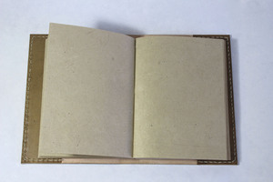 Premium Office Supply Handmade Recycled Hemp <b>Paper</b> Notebook Leather Journal Embossed Refillable Promotion Gift - Product Image 2