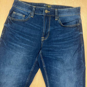 Nhà Máy Bán Buôn Người Đàn Ông Của Thương Hiệu Tùy Chỉnh Logo Cao Đường Phố Rắn Màu Denim Jeans Quần Bangladesh Nhà Cung Cấp - Product Image 2