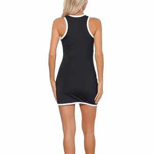 Vestido de Tenis OEM 2026 para Mujer, Sin Mangas, Elástico, Cuello Alto, Ribete en Contraste, Uniforme Deportivo, Ropa de Práctica para Cancha - Product Image 2