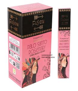 Incienso de Olíbano + Palo Santo Golden Vijayshree, Varillas de Incienso Aromáticas Masala Enrolladas a Mano, Paquete de 15g, Para Todas las Estaciones, Venta al Por Mayor desde India - Product Image 2