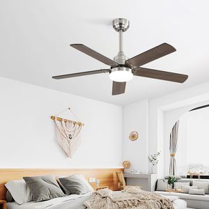 42-Inch <b>LED</b> <b>Ceiling</b> <b>Fan</b> with <b>Light</b> for Bedroom & Living Room Remote Control 3 Color Dimmable Memory Function Reversible DC - Product Image 3