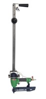 APLUS 90/40MAEH Agrafeuse pneumatique en alliage d'aluminium 40 mm avec support de main extensible, double déclencheur, couronne de 5,8 mm, chargeur long, 200 agrafes, avec cordon