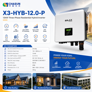 Onduleur solaire hybride monophasé <span class=keywords><strong>SolaX</strong></span> <span class=keywords><strong>12kW</strong></span> X3-HYB G4 PRO 3 MPPT 20A 200% surdimensionnement 200% EPS IP66 Commercial AC - Product Image 4