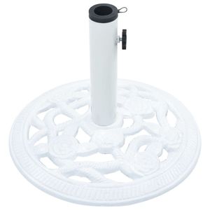 Base per ombrellone da 19.8 lb 15.7 \ "in ghisa bianca - Product Image 3