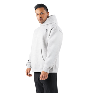 Sweat à capuche pour homme en molleton de coton avec poche kangourou, coupe décontractée, style streetwear, vente en gros OEM - Product Image 3