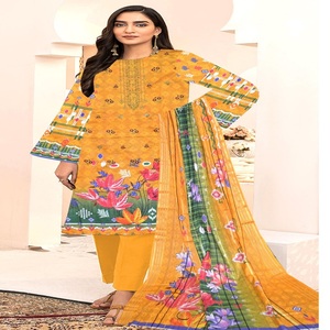 Vêtements indiens et pakistanais pour femmes avec broderie Costumes 3 pièces Collection belle et élégante par AF Fashion Vol 2 - Product Image 3