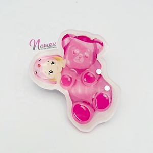 แผ่นต่อขนตาตุ๊กตาหมีสีชมพูคุณภาพสูงผลิตจากวัสดุแท้กระเบื้องขนตาด้วยการปรับแต่งเองได้ - Product Image 2