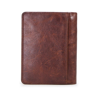 Best Selling Trending Style Custom Design Genuine Leather <b>Wallet</b> High Quality Wholesale <b>Cheap</b> Price Men Leather <b>Wallets</b> - Product Image 3