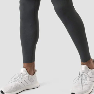 Leggings pour hommes grande taille à taille haute, coupe ajustée avec technologie de séchage rapide et confort pour les entraînements intenses, motif imprimé OEM - Product Image 2