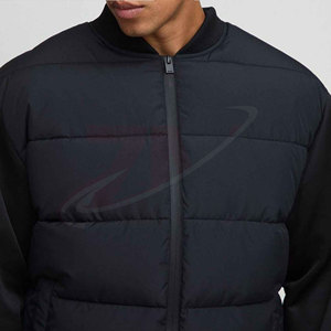 Veste matelassée à col rond pour homme, chaude et légère, vêtement d'extérieur d'hiver, style décontracté, mode streetwear - Product Image 3