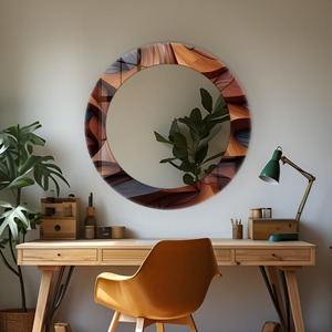 Premium Quality Modern Customized Wooden Wall <b>Mirror</b> Luxury Bone Inlay Handmade Eco-Friendly Durable Home Decor <b>Hanging</b> <b>Mirror</b> - Product Image 4