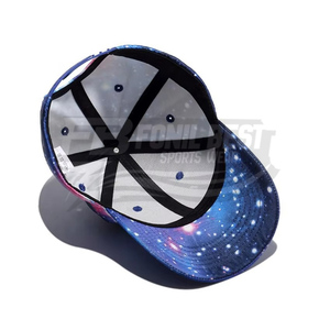Casquette de baseball sportive sur mesure de haute qualité 100% polyester, 6 panneaux, respirante, séchage rapide, impression par sublimation, logo, casquette snapback - Product Image 5
