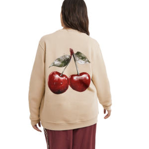 Nuevas sudaderas de cuello redondo estampadas de alta calidad con diseño de logotipo personalizado, estilos modernos para mujer, sudadera de tela de algodón. - Product Image 4