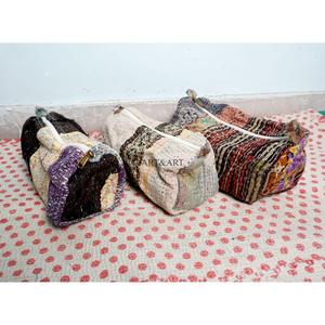 Custom Made Zipper Kantha 100% kantha patch <b>work</b> Cotton <b>Pouches</b> Available in Assorted Designs and Sizes for women's gift - Product Image 3