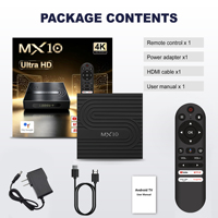 Dispositivo de Streaming MX10 K4 Strong 8K, Internet OTT, 2GB de RAM, 8GB de ROM, el Mejor Dispositivo OTT Inteligente con Android 13