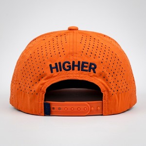 Premium Custom 5 Panel Pre Curved <b>Snapback</b> <b>Cap</b> Laser Cut Perforated Breathable Denim Streetwear Hat Unisex OEM ODM Low MOQ High - Product Image 5